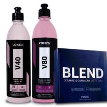 Kit Vonixx Polidor V40 + Selante V80 + Cera Blend Paste Kit Vonixx Polidor V40 + Selante V80 + Cera Blend Paste