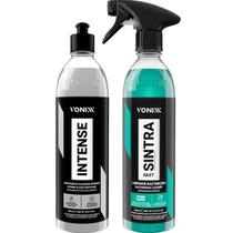 Kit Vonixx Sintra Fast Limpador Apc Plastico Interno + Intense