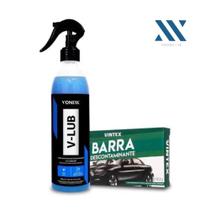 Kit vonixx v-lub 500ml + barra descontaminante 100g