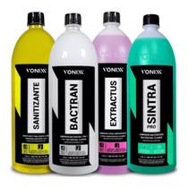 Kit Vsc Bactran, Extractus, Sanitizante + Sintra Pro 1,5l. Kit Vsc Bactran, Extractus, Sanitizante + Sintra Pro 1,5l.