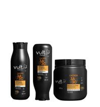 Kit Vult Cachos 3A a 3C: Shampoo 350ml + Condicionador 325ml+Mascara 500g