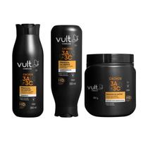 Kit Vult Cachos 3A ao 3C Sh 350ml +Cond 325ml + Mascara 500g Kit Vult Cachos 3A ao 3C Sh 350ml +Cond 325ml + Mascara 500g