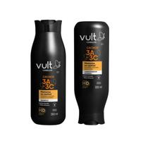 Kit Vult Cachos 3A ao 3C Sh 350ml +Cond 325ml