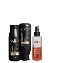 Kit Vult Nutriçao Shampoo 350ml + Condicionador 325ml + Óleo Bifasico 90ml Kit Vult Nutriçao Shampoo 350ml + Condicionador 325ml + Óleo Bifasico 90ml