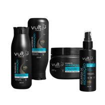 Kit Vult Recarga de Hidratação Sh 350ml +Cond 325ml+Mascara 250ml+ Leave 100ml