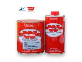 Kit wanda verniz alto sólido 9100 900ml. + catalisador 3093 450ml. Kit wanda verniz alto sólido 9100 900ml. + catalisador 3093 450ml.