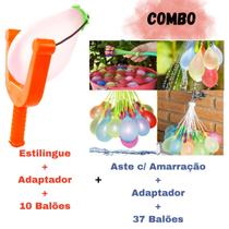 Kit Water Ballon Com Estilingue c/ Estilingue + 47 bexigas