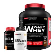 Kit Waxy Whey 2Kg+ Bcaa 4,5 100G+ Power Creatina 100G