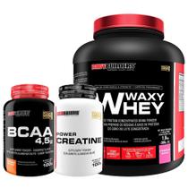 Kit Waxy Whey 2Kg+ Bcaa 4,5 100G+ Power Creatina 100G