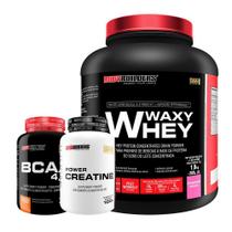 Kit Waxy Whey 2Kg+ Bcaa 4,5 100G+ Power Creatina 100G