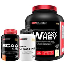 Kit Waxy Whey 2Kg+ Bcaa 4,5 100G+ Power Creatina 100G