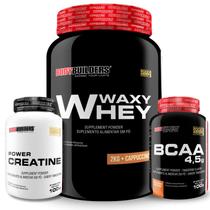 Kit Waxy Whey 2kg + BCAA 4,5 100g + Power Creatina 100g Bodybuilders Kit Waxy Whey 2kg + BCAA 4,5 100g + Power Creatina 100g Bodybuilders