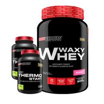 KIT Waxy Whey 900g + 2x Thermo Start 120g Limão - Bodybuilders KIT Waxy Whey 900g + 2x Thermo Start 120g Limão - Bodybuilders