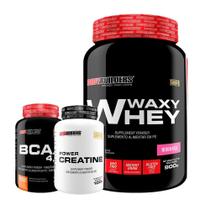 Kit Waxy Whey 900G+ Bcaa 4,5 100G+ Power Creatina 100G