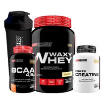 Kit Waxy Whey 900G+ Power Creatina 100G+ Bcaa 100G