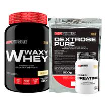 Kit Waxy Whey Protein 900g + Creatina 100g + Dextrose 900g - Bodybuilders