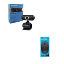 Kit Webcam com fio WC051 + Mouse sem fio MO251 Multilaser