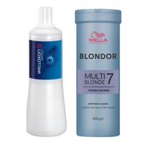 Kit Wella Blondor Pó Descolorante 400g+oxigenada 30v 1000ml