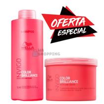 Kit Wella Brilliance Color Shampoo 1000ml + Máscara 500ml