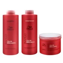 Kit Wella Collor Brilliance Invigo Shamp Cond e Máscara