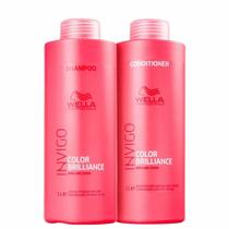 Kit Wella Color Brilliance Shampoo + Condicionador Litro - Wella Professionals