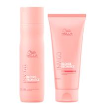 Kit Wella Cool Blond Recharge Invigo Shampoo 250ml + Condicionador 200ml