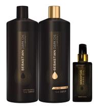 Kit Wella Dark Oil Sebastian Sh+Cond+Dark Oil 95Ml Kit Wella Dark Oil Sebastian Sh+Cond+Dark Oil 95Ml