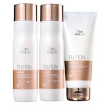 Kit Wella Fusion 2x Shampoo 250ml, Condicionador 200ml