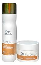 Kit Wella Fusion Intense Repair Shampoo 250 Ml + Másc 150 Ml