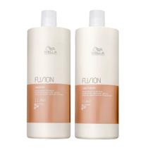 Kit Wella Fusion Profissional - Shampoo 1 Litro + Condicionador 1 Litro Kit Wella Fusion Profissional - Shampoo 1 Litro + Condicionador 1 Litro