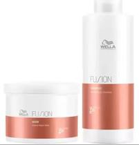Kit Wella Fusion Shampoo 1L e Máscara 500ml - Wella Professionals