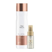 Kit Wella Fusion Shampoo 250ml + Oil Reflections light 30ml Kit Wella Fusion Shampoo 250ml + Oil Reflections light 30ml