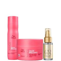 Kit Wella Invigo Color Brilliance + Oil Reflections 30ml (3 Produtos)