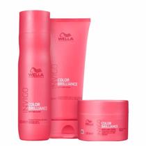 Kit Wella Invigo Color Brilliance Trio (3 Produtos)