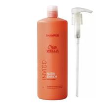 Kit wella invigo nutri enrich 1 litro + válvula pump Kit wella invigo nutri enrich 1 litro + válvula pump