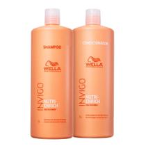 Kit Wella Invigo Nutri-Enrich Shampoo 1L e Condicionador 1 Litro
