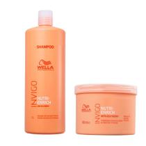 Kit Wella Invigo Nutri-Enrich Shampoo 1L+ mascara 500g