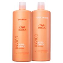 Kit Wella Invigo Nutri Enrich Shampoo e Condicionador - 1l Litro ( profissional)