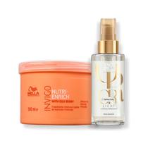 Kit Wella - Máscara 500g Enrich e Óleo Capilar 100ml Oil Reflections Light