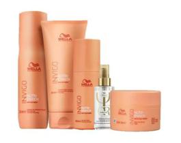 Kit Wella Nutri-enrich & Oil Reflections Light (5 Produtos)