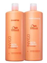 Kit wella nutri enrich shampoo 1l + condicionador 1l