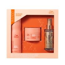 Kit Wella Nutri Enrich Shampoo 250ml e Máscara 150ml + Oil Reflection 100ml