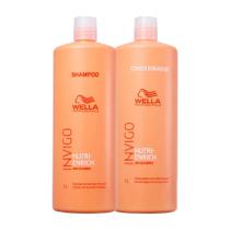 Kit Wella Nutri Enrich Shampoo e Condicionador De 1 Litro Kit Wella Nutri Enrich Shampoo e Condicionador De 1 Litro
