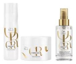 Kit Wella Oil Reflections Sh 250ml + Más 150g + Óleo L 100ml