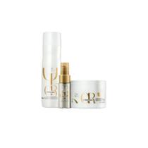 Kit Wella Oil Reflections - Shampoo Wella Oil Reflections 250ml + Mascara Wella Oil Reflections 150ml + Oleo light Oil Reflections 30ml