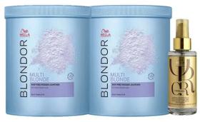 Kit Wella Pó Descolorante 800g e Oil Reflection 100ml