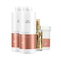 Kit Wella Pro Fusion Profissional - Sh E Cond E Másc E Óleo