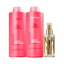Kit Wella Pro Inv Brilliance Sh 1l e Cd 1l e Oil 100