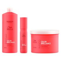 Kit Wella Pro Inv Brilliance Sh 1l e Masc 500 e Lv 150