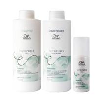 Kit Wella Pro Nutricurls - Sh + Cond + Leave-In